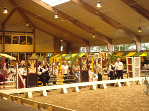 Judges and expo area